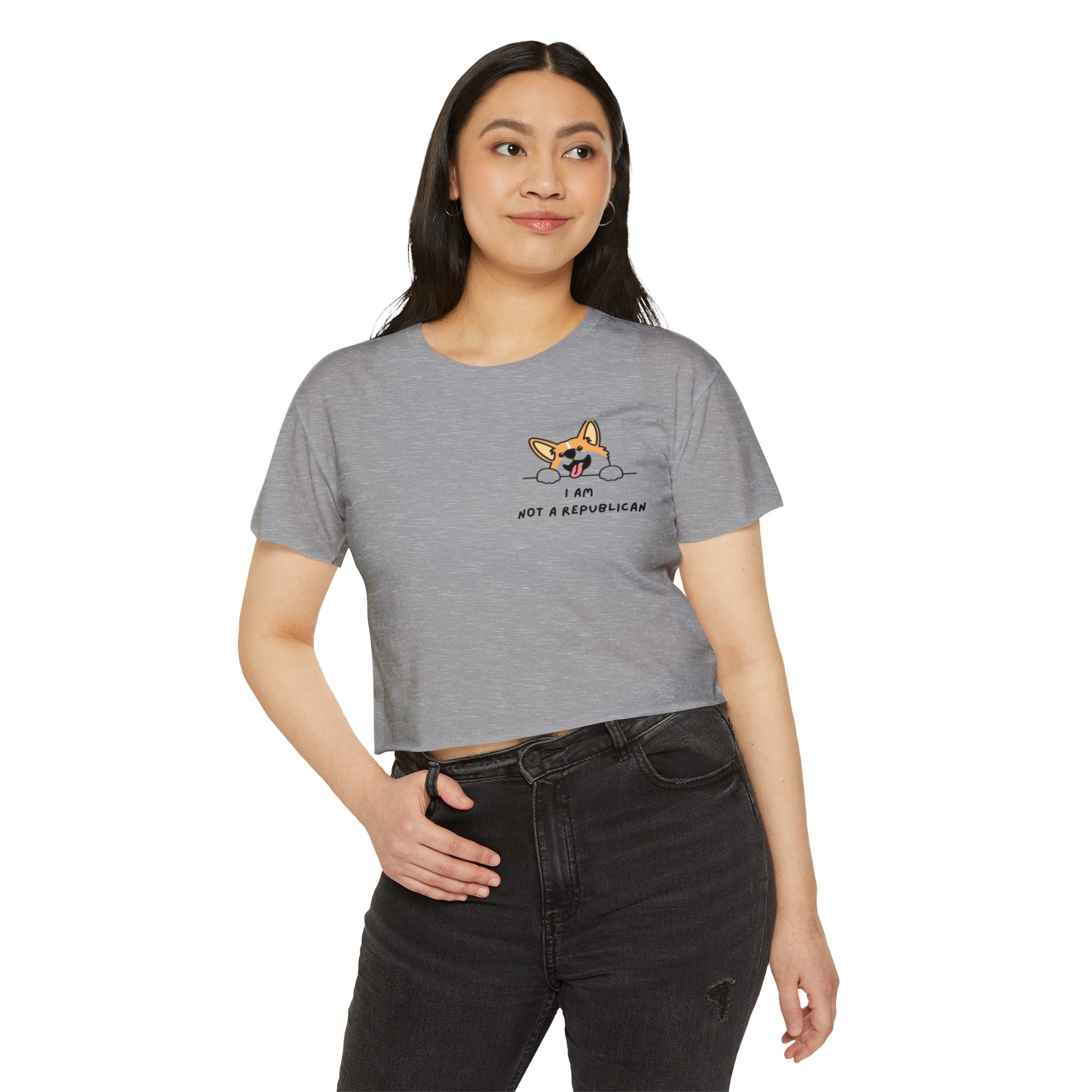 Not a Republican Women's Festival Crop Top