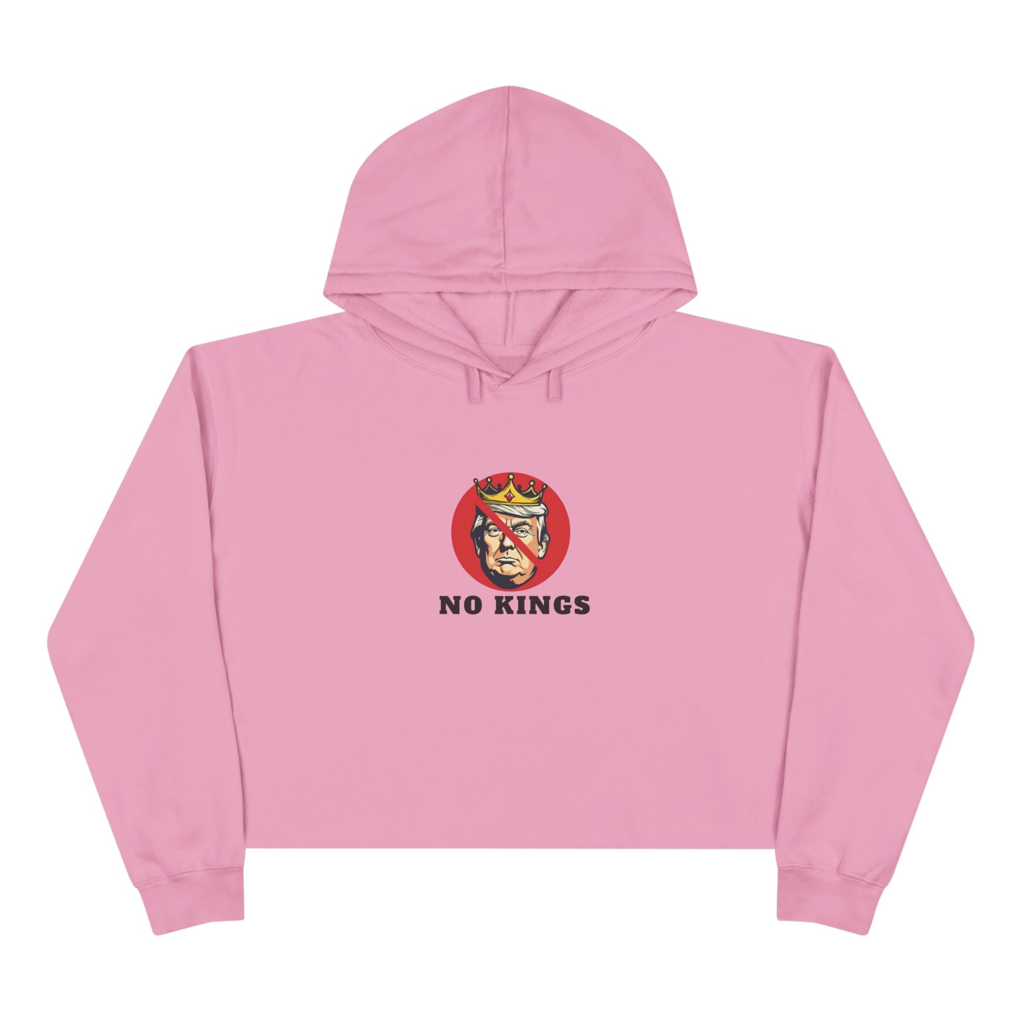 No Kings Crop Hoodie