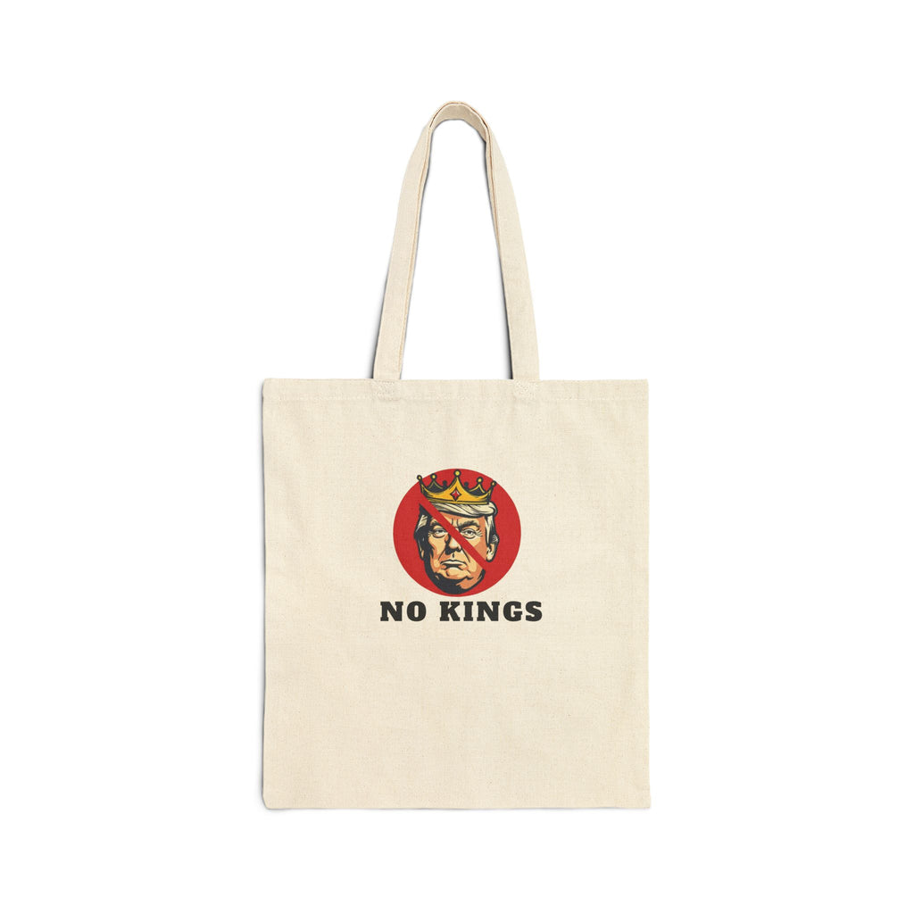 No Kings Cotton Canvas Tote Bag