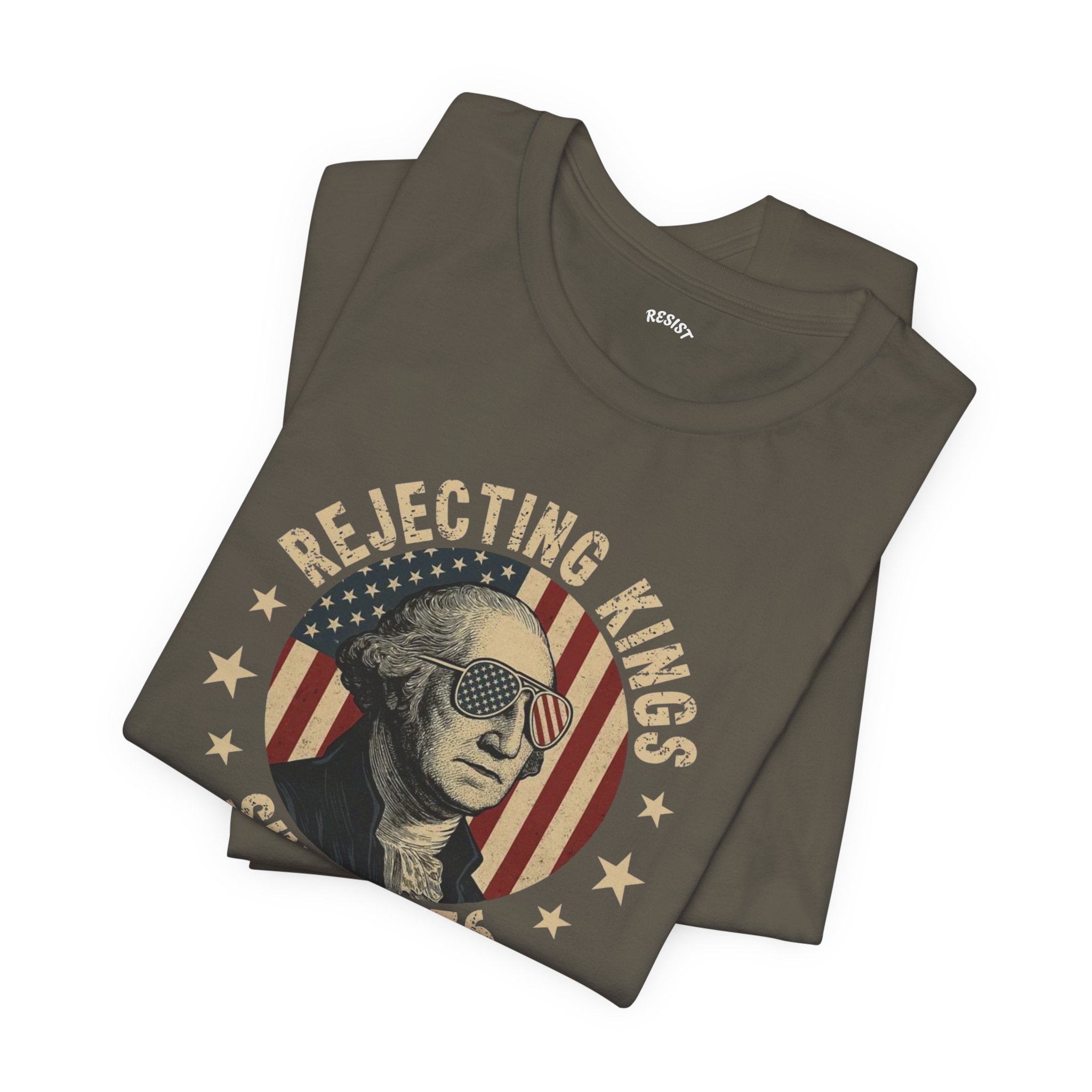 Vintage-Inspired ‘Rejecting Kings Since 1776’ T-Shirt