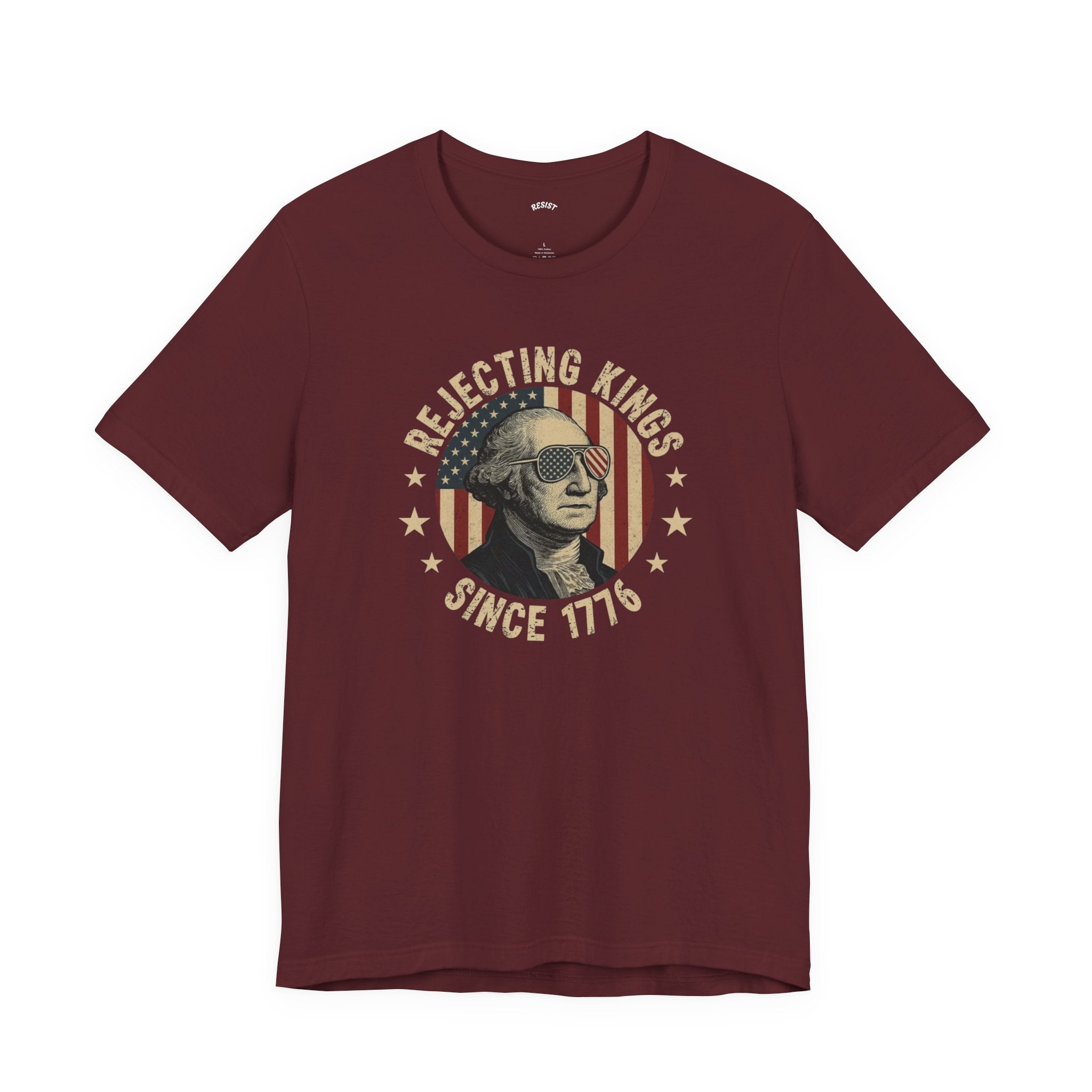 Vintage-Inspired ‘Rejecting Kings Since 1776’ T-Shirt