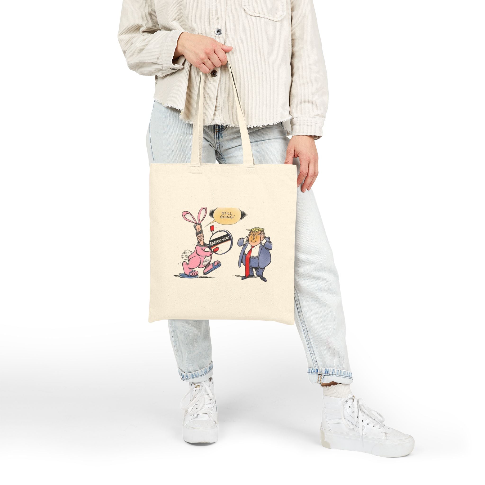 Keep The Heat On Cotton Canvas Tote Bag