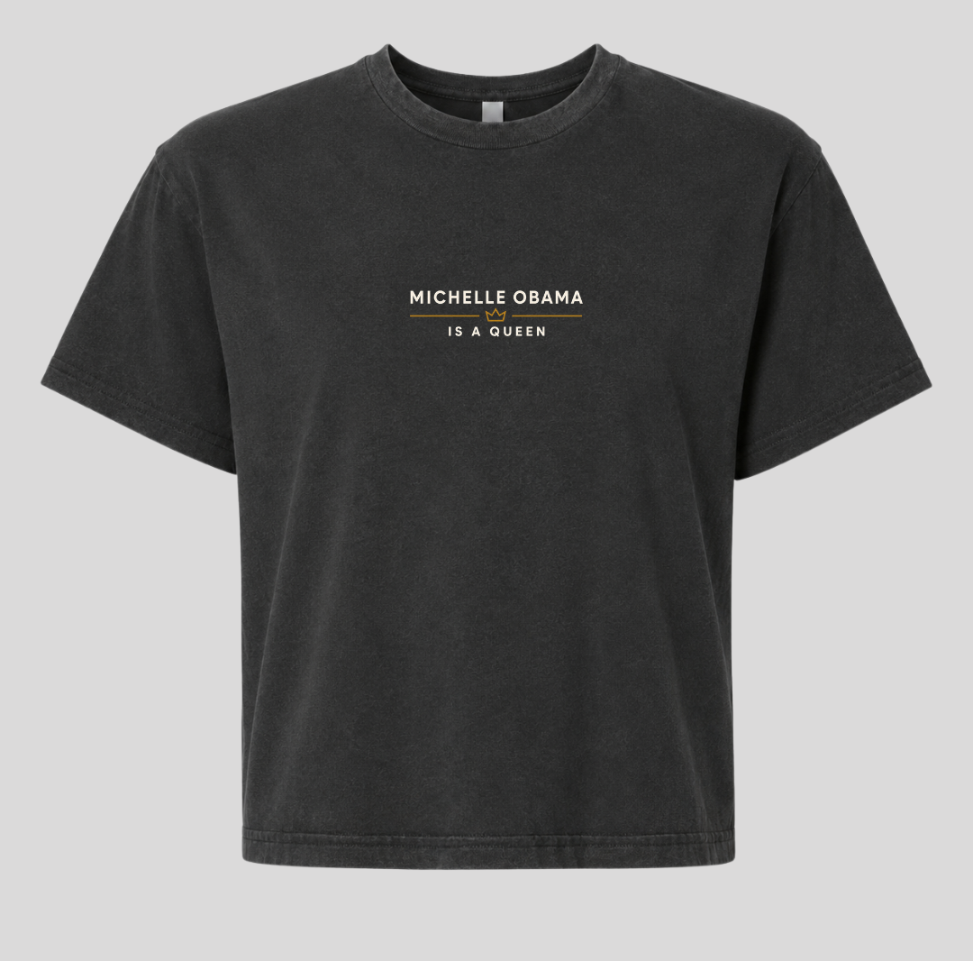 Michelle Obama Is A Queen Premium Cotton T‑Shirt