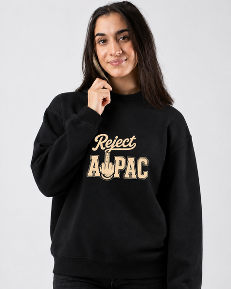 Reject AIPAC Crewneck Sweatshirt