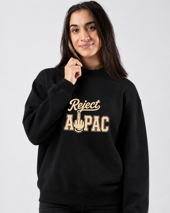 Reject AIPAC Crewneck Sweatshirt