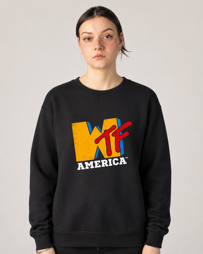 WTF America Crewneck Sweatshirt