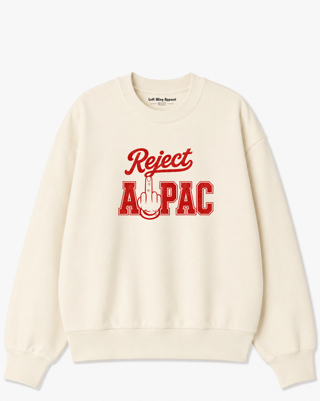 Reject AIPAC Crewneck Sweatshirt