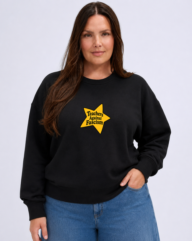Teachers Against Fascism Crewneck Sweatshirt