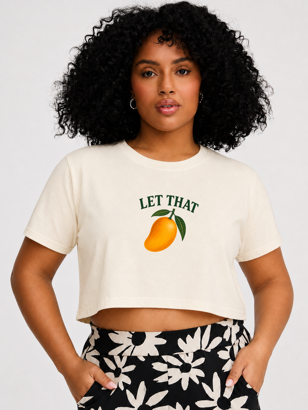 Let That Mango (🥭) Crop Top