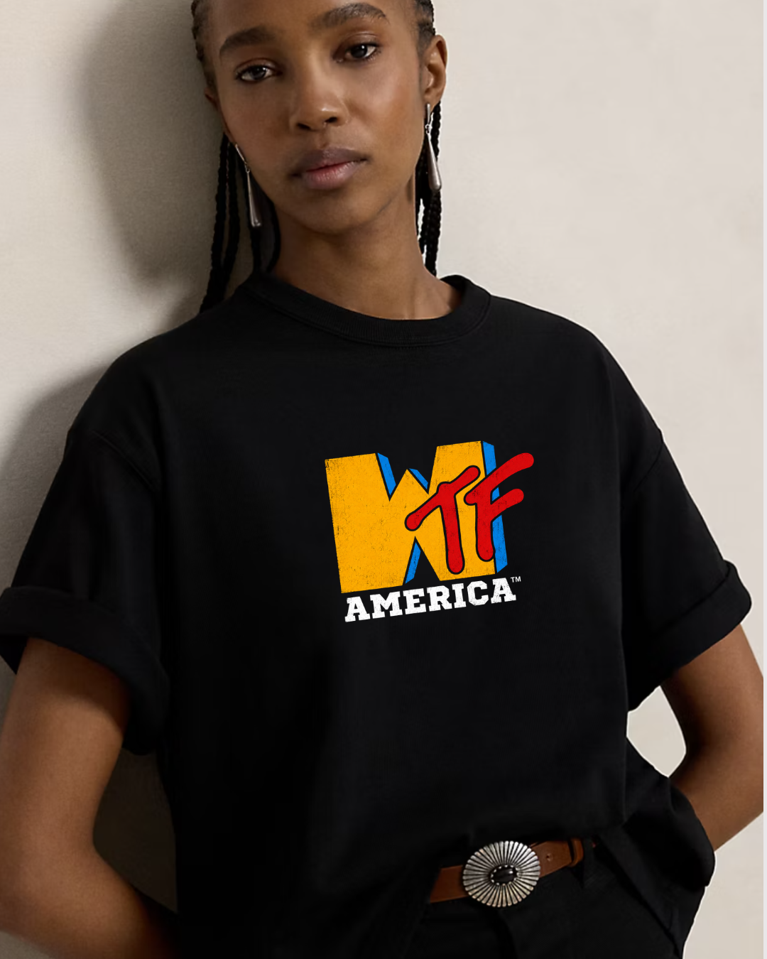 WTF America - Premium Heavyweight Tee (Unisex)