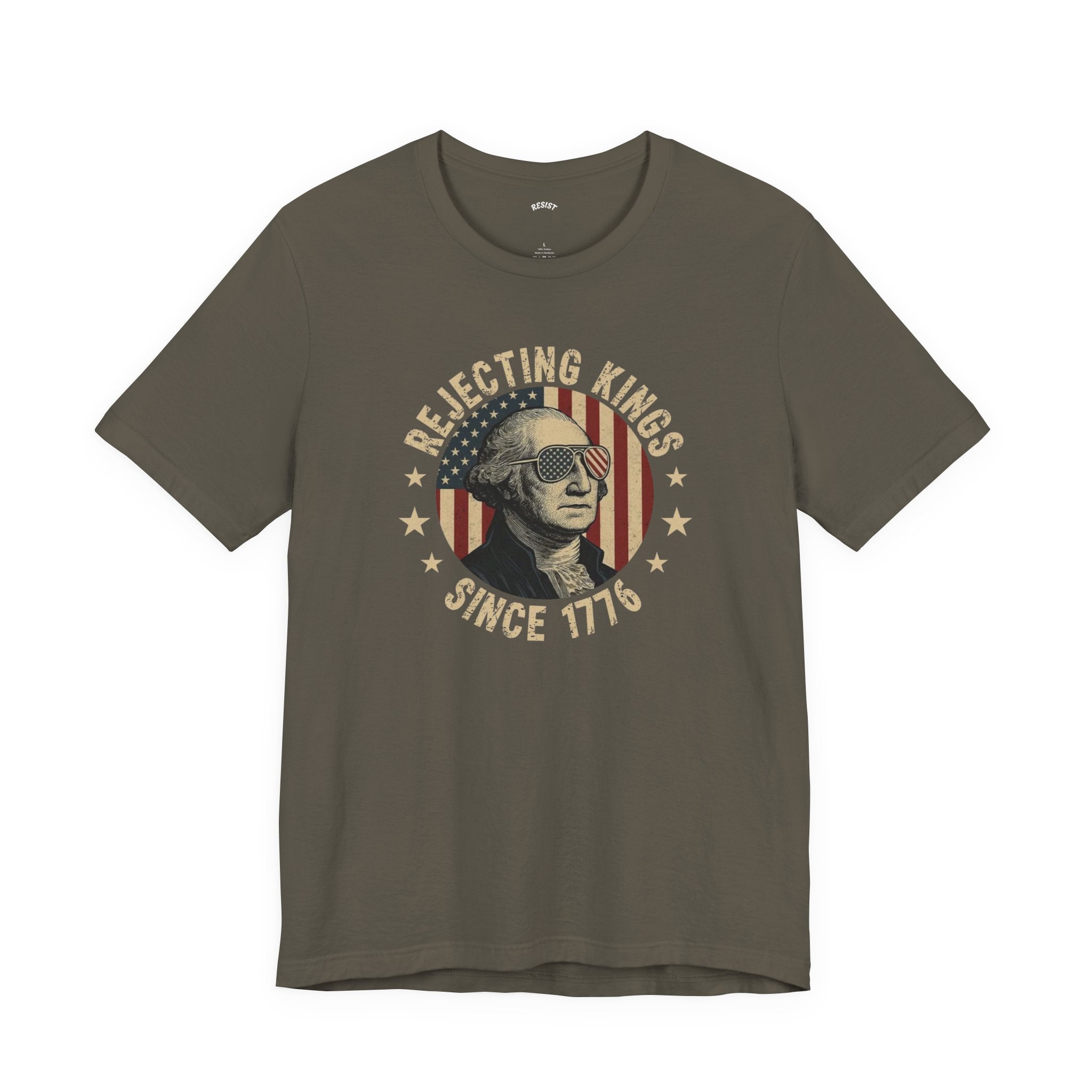 Vintage-Inspired ‘Rejecting Kings Since 1776’ T-Shirt