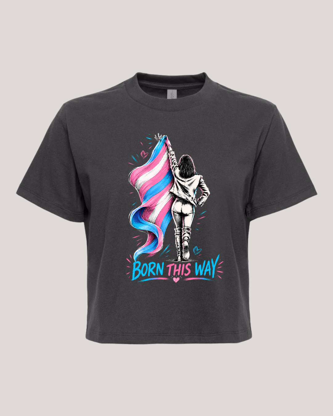Born This Way Boxy Mid-Length Tee