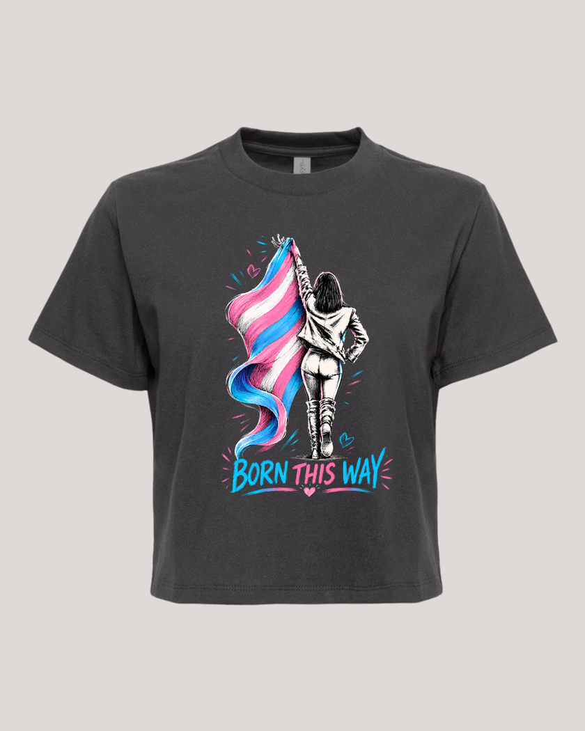 Born This Way Boxy Mid-Length Tee