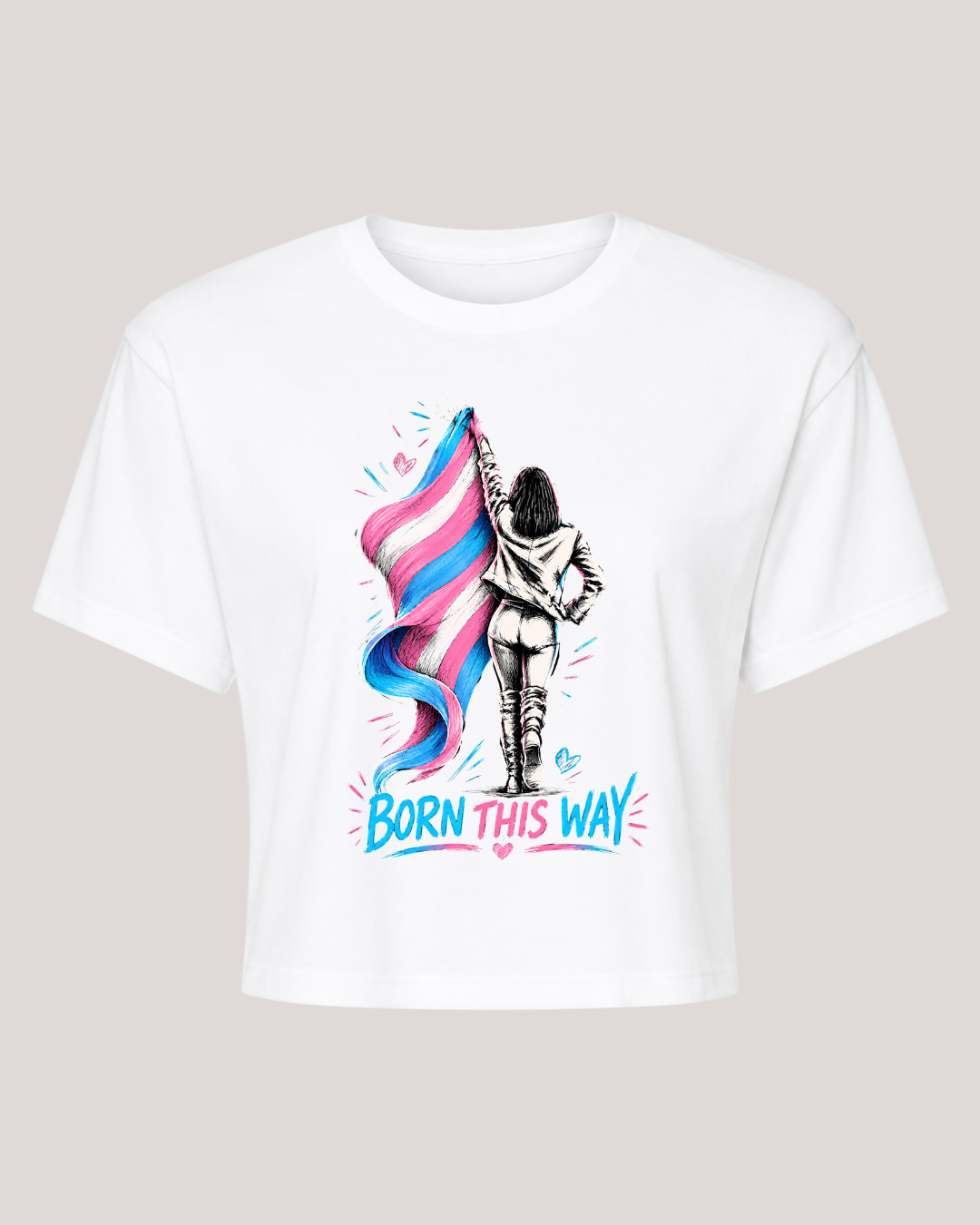 Born This Way Boxy Mid-Length Tee