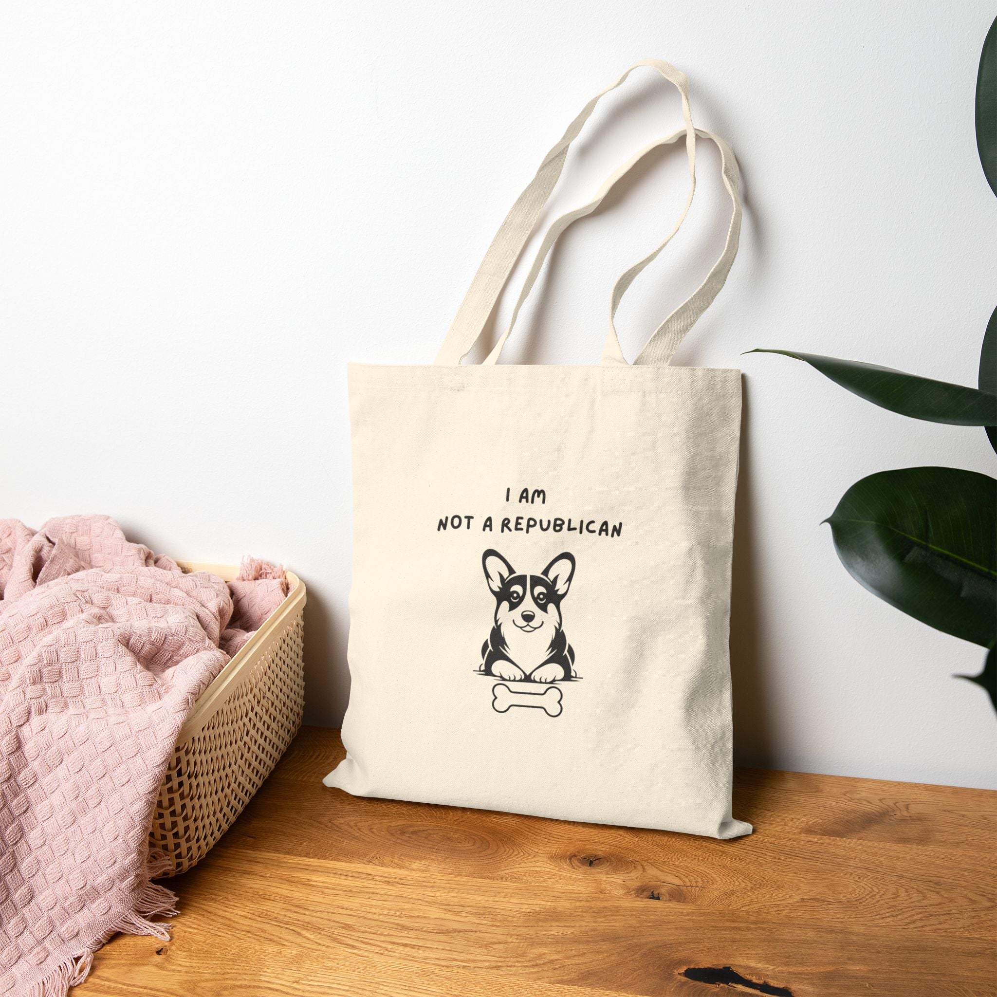 Not a Republican Tote Bag