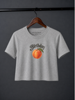 Birthday Peach Crop Tee