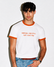 Bisexual and Still Not Into You Unisex Ringer Tee