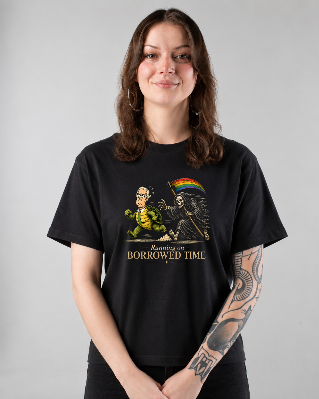 Borrowed Time Unisex and Cropped Tee