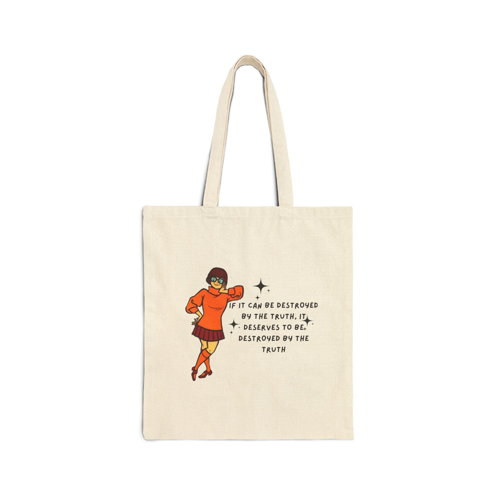 Truthful Vibes Cotton Canvas Tote Bag