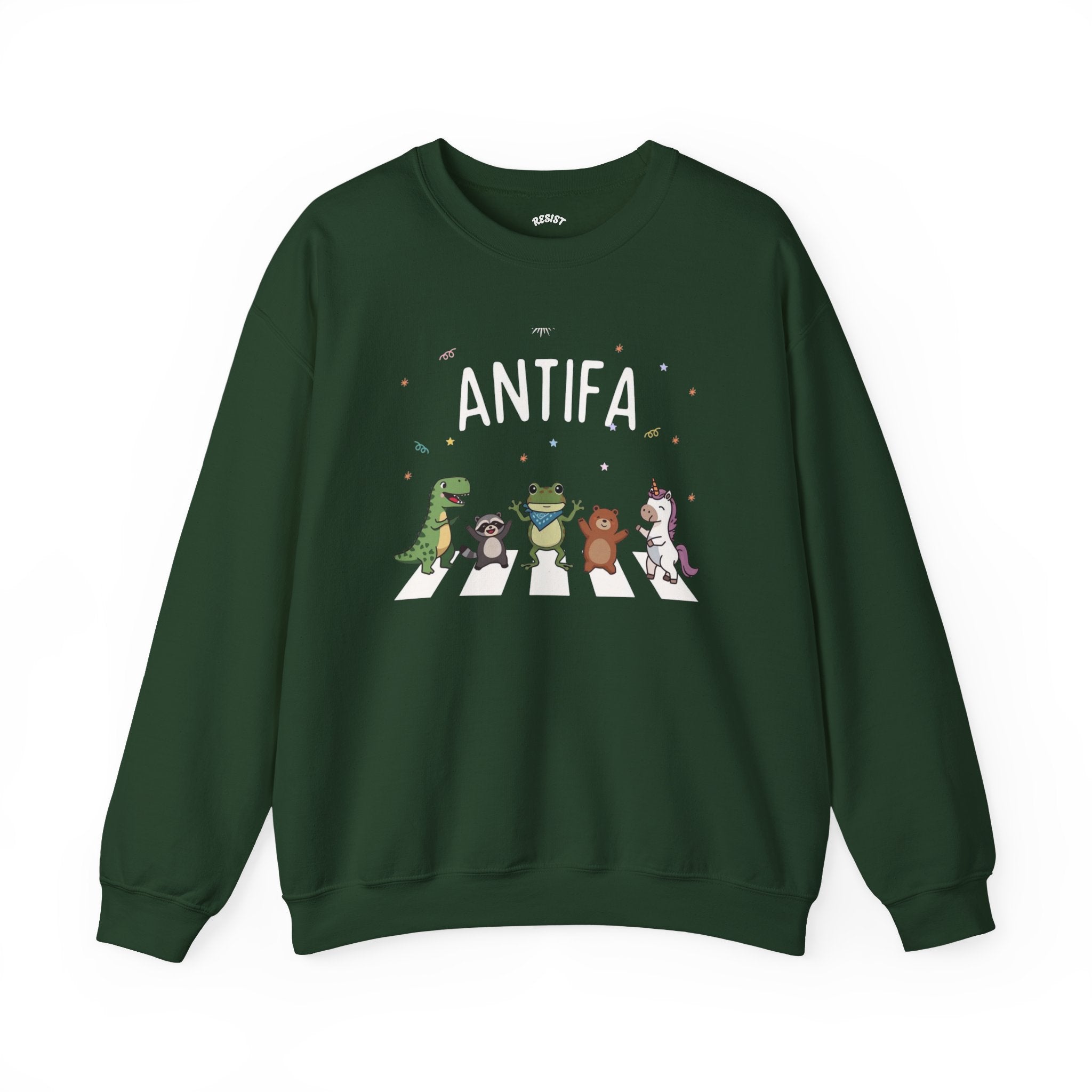 Antifa Crewneck Sweatshirt