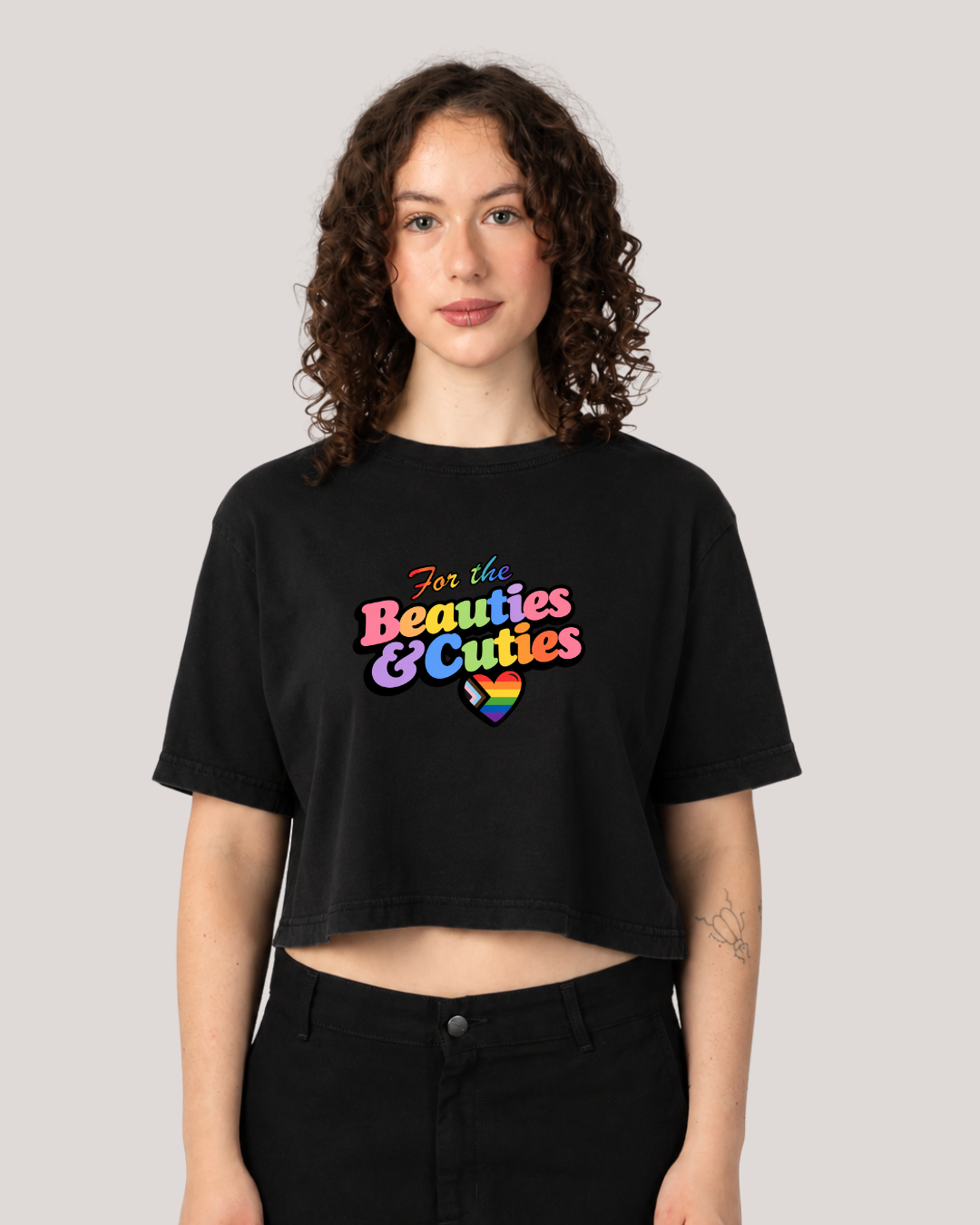 For the Beauties & Cuties Crop Top