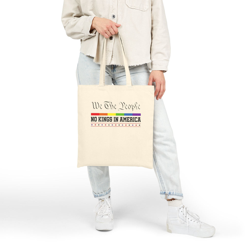 We The People - No Kings In America Canvas Tote Bag