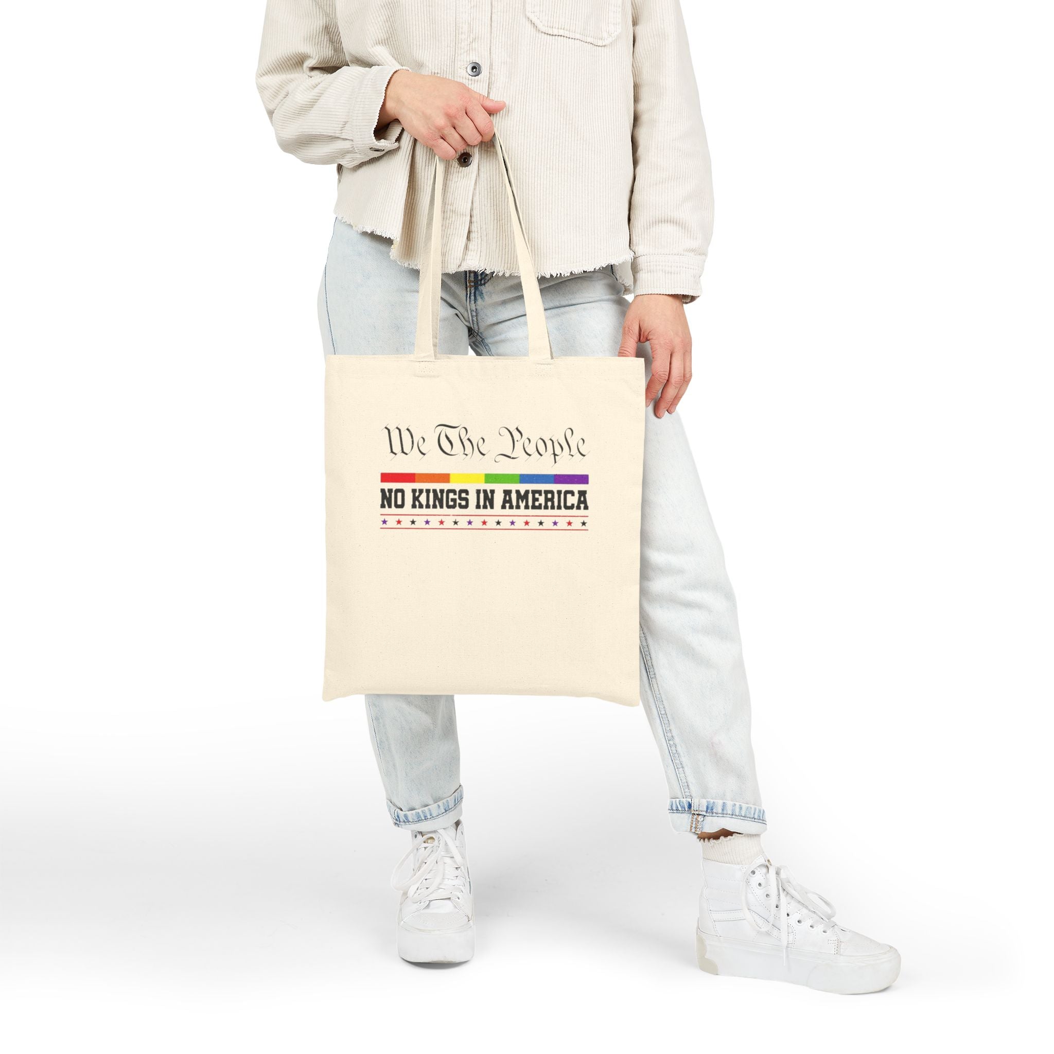 We The People - No Kings In America Canvas Tote Bag