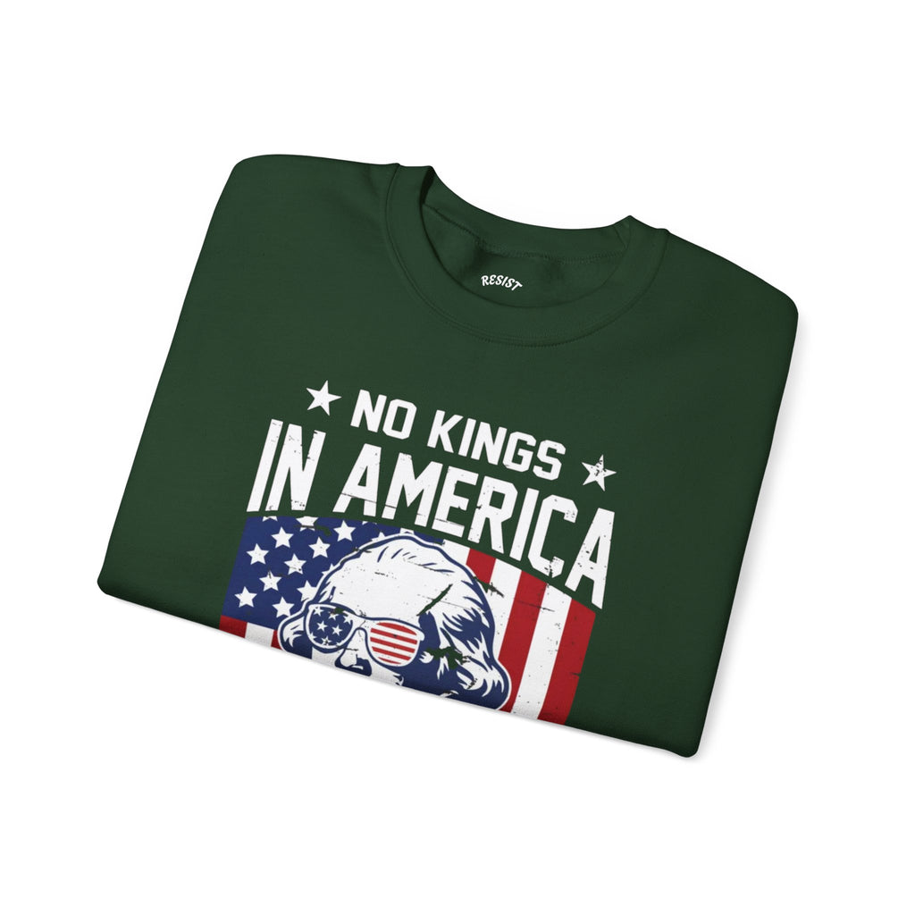 Retro Style "No Kings in America" Sweatshirt