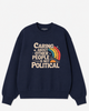 Caring About Other People Is Not Political Crewneck Sweatshirt