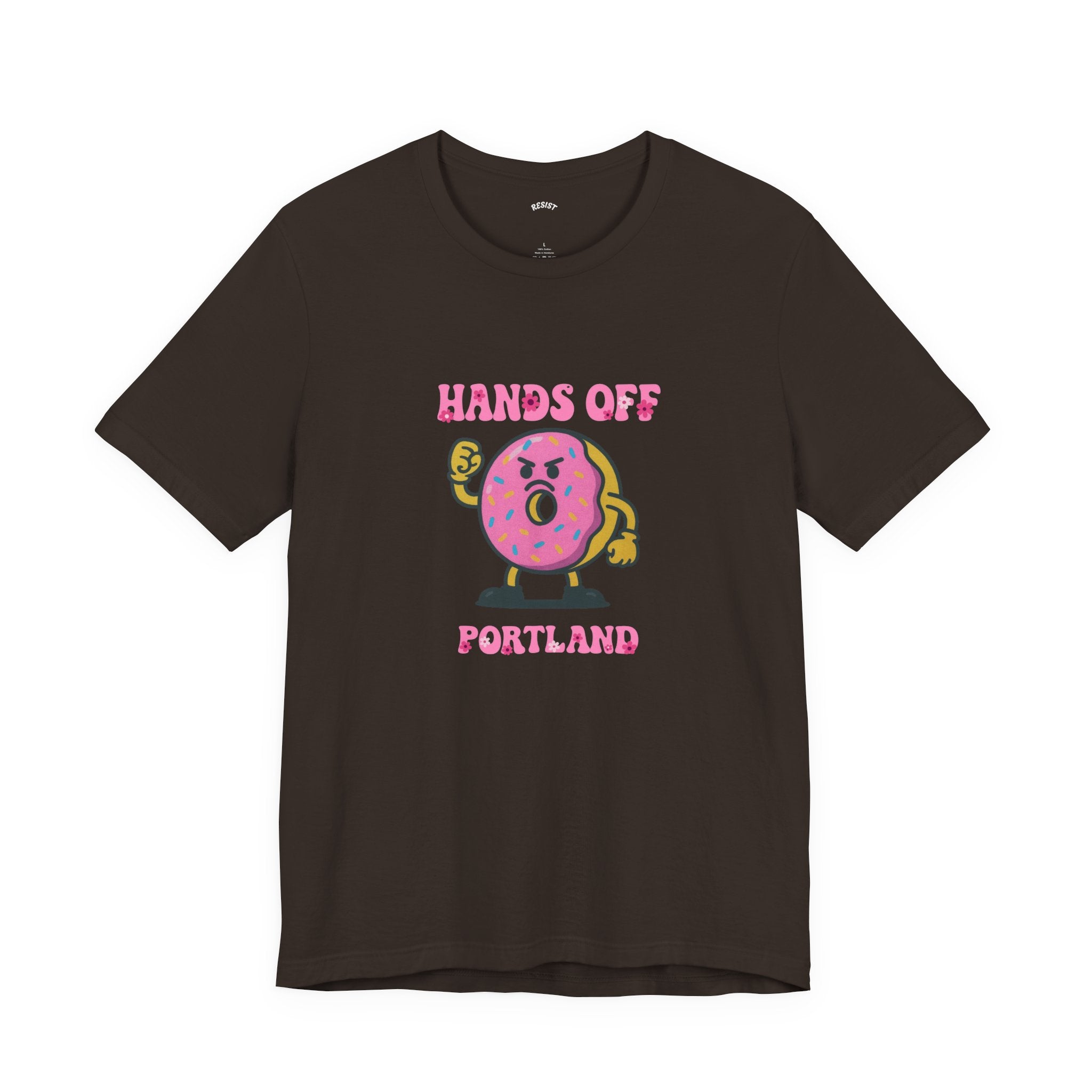 Hands Off Portland Donut T-Shirt