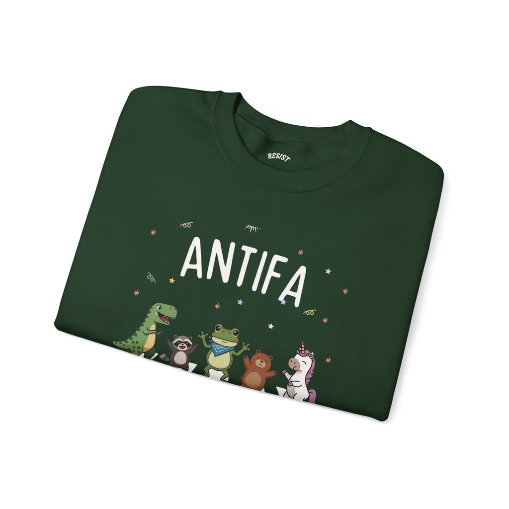 Antifa Crewneck Sweatshirt