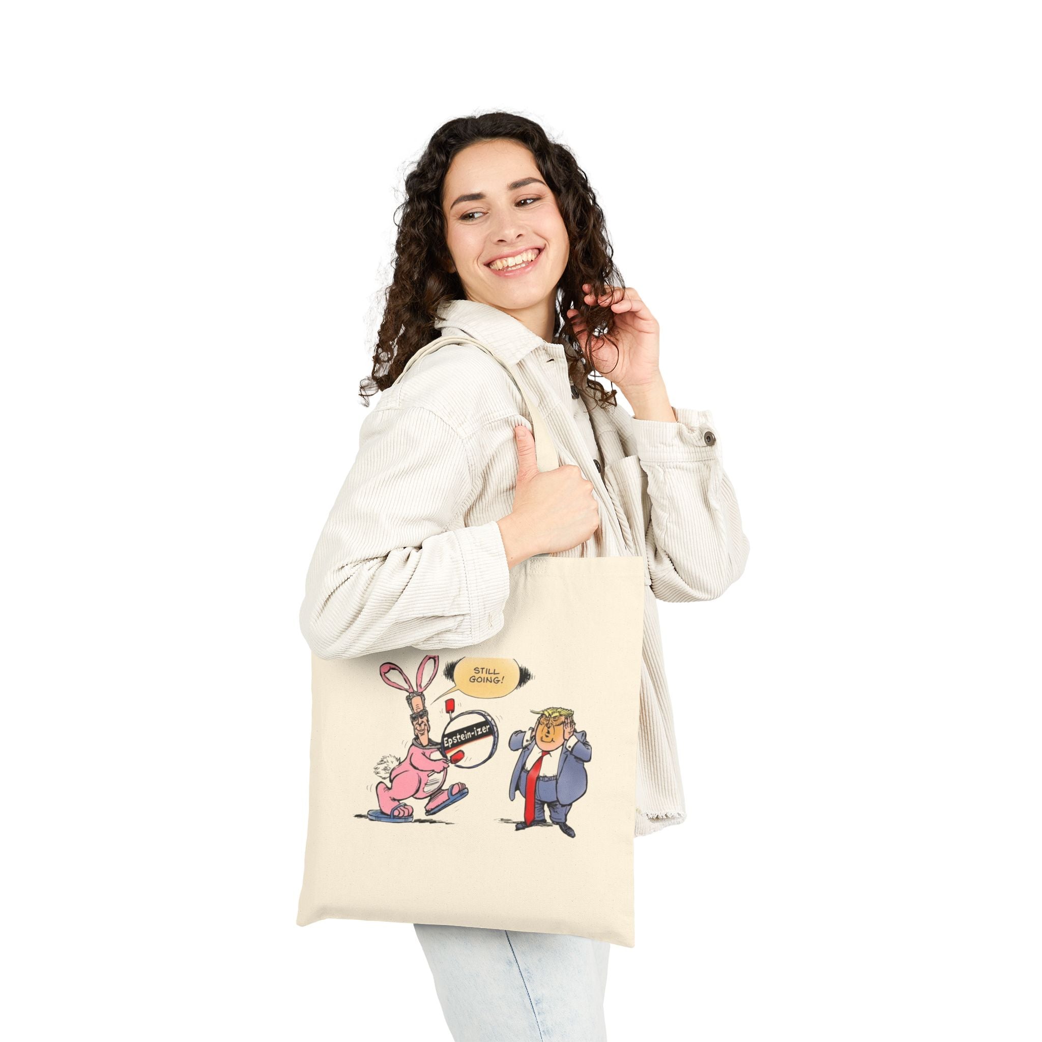 Keep The Heat On Cotton Canvas Tote Bag
