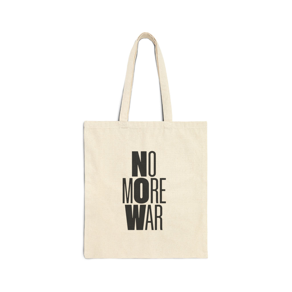 No More War Canvas Tote Bag - Natural