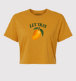 Let That Mango Graphic Crop Top