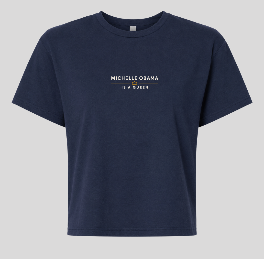 Michelle Obama Is A Queen Premium Cotton T‑Shirt