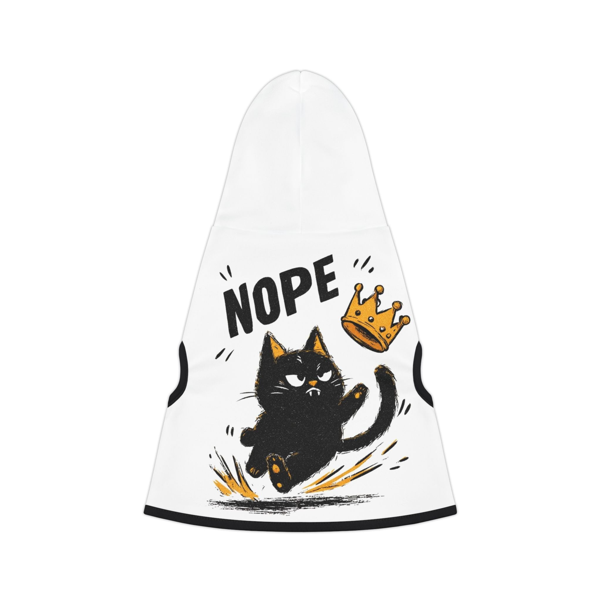 No Kings Pet Hoodie for Cats & Dogs