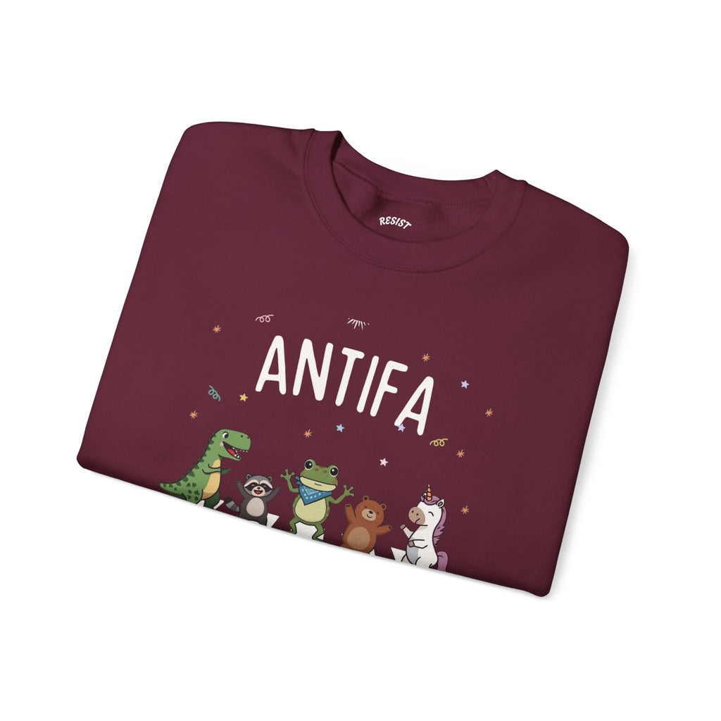 Antifa Crewneck Sweatshirt