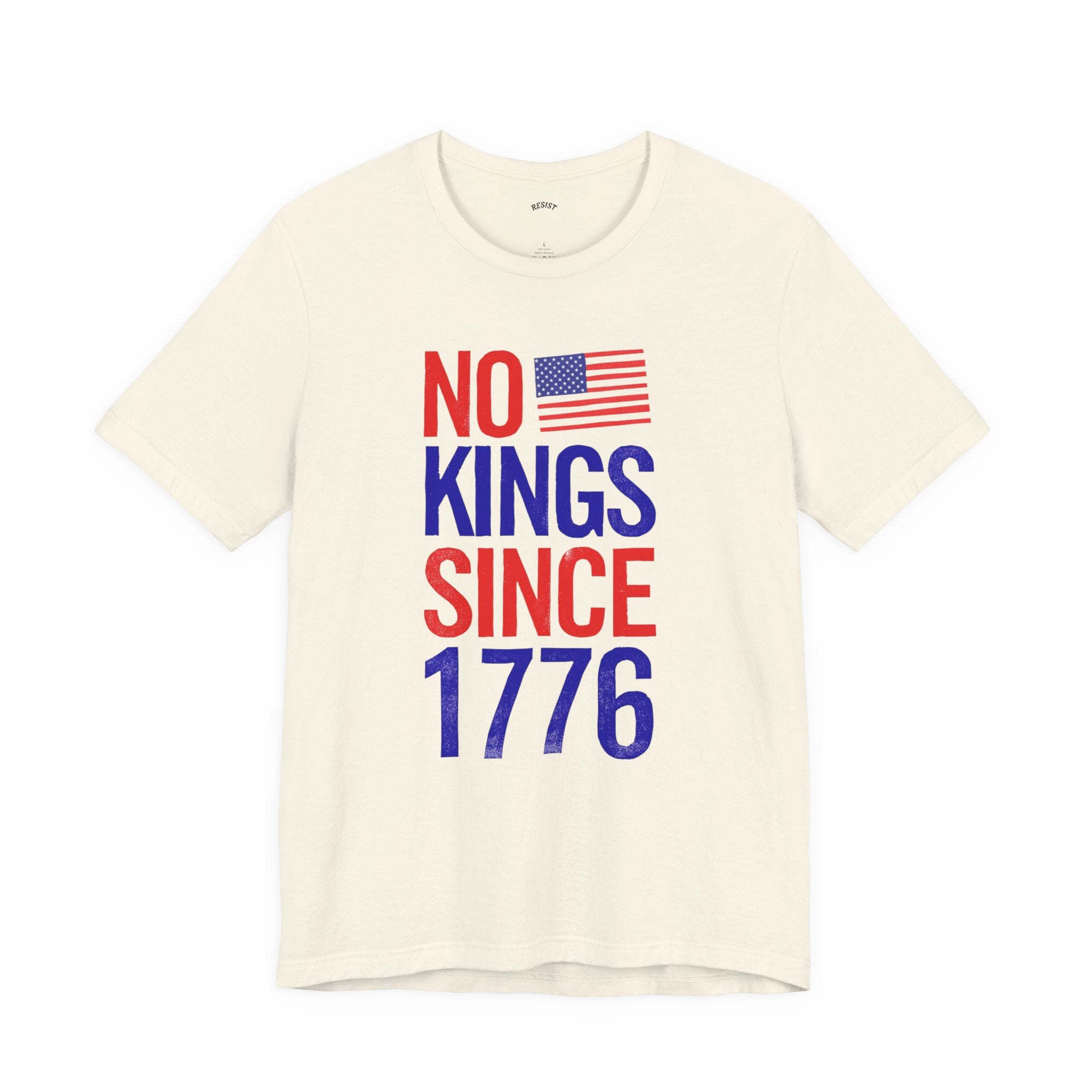 No Kings Since 1776 - White Tee