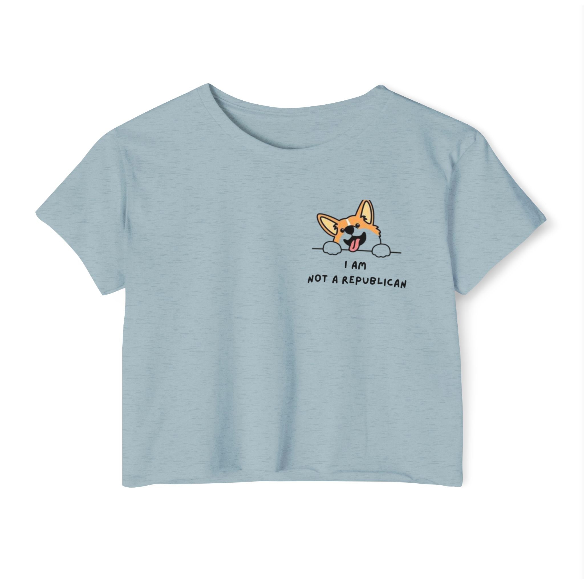 Not a Republican Women's Festival Crop Top