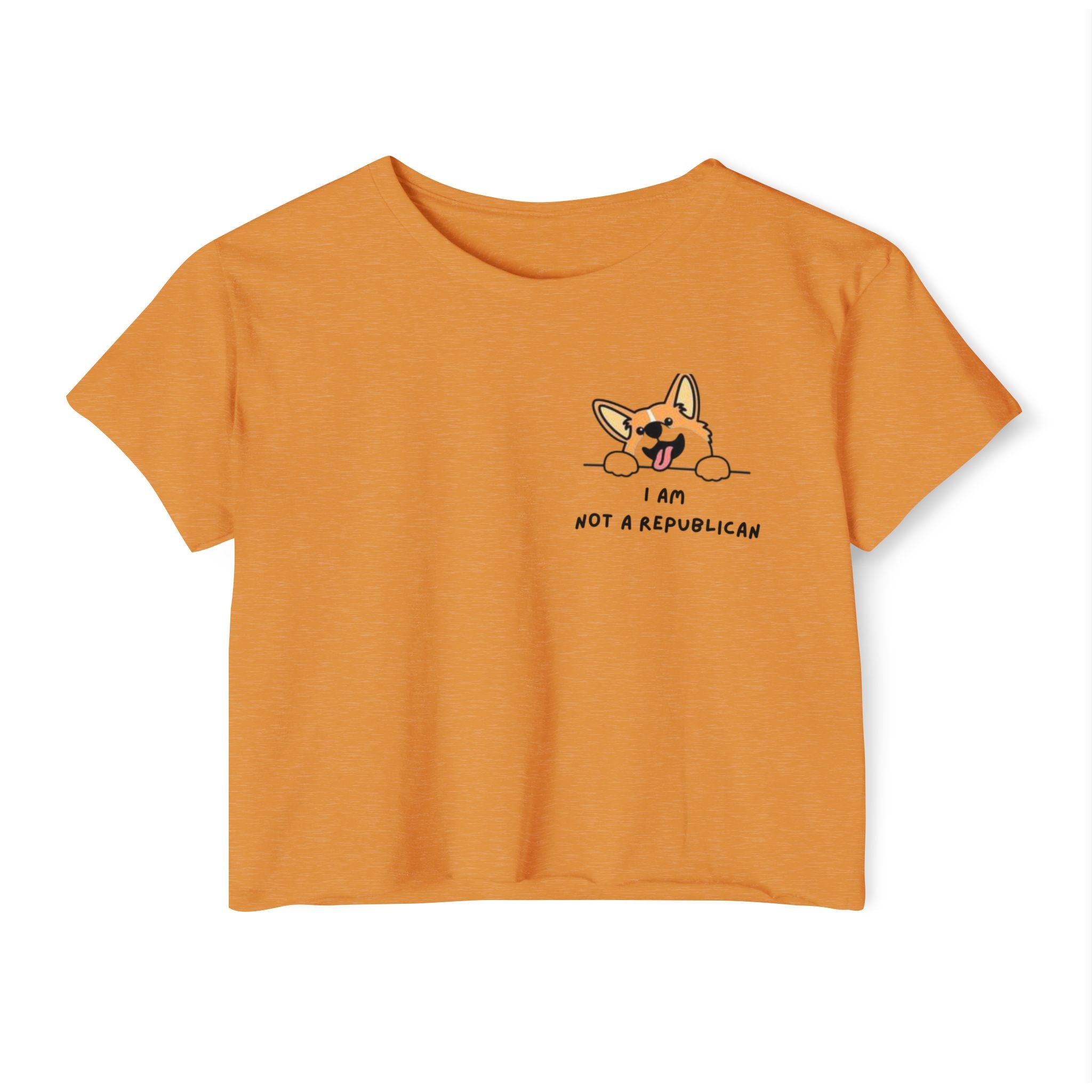 Not a Republican Women's Festival Crop Top