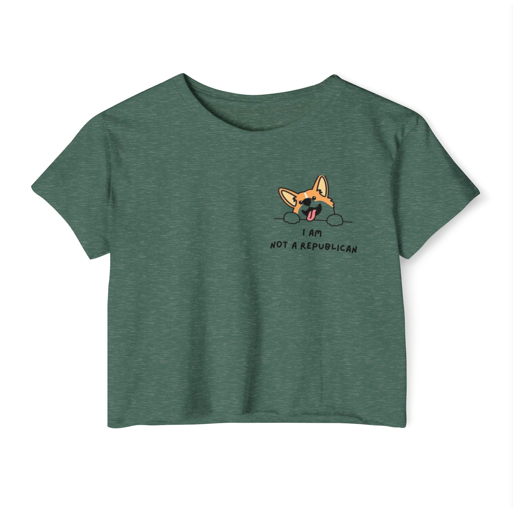 Not a Republican Women's Festival Crop Top