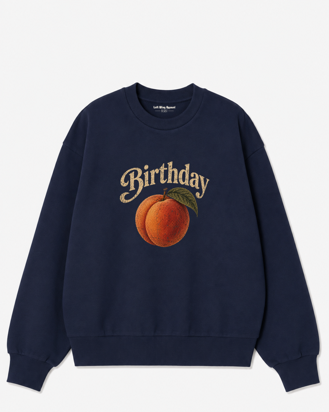 Birthday Peach Crewneck Sweatshirt