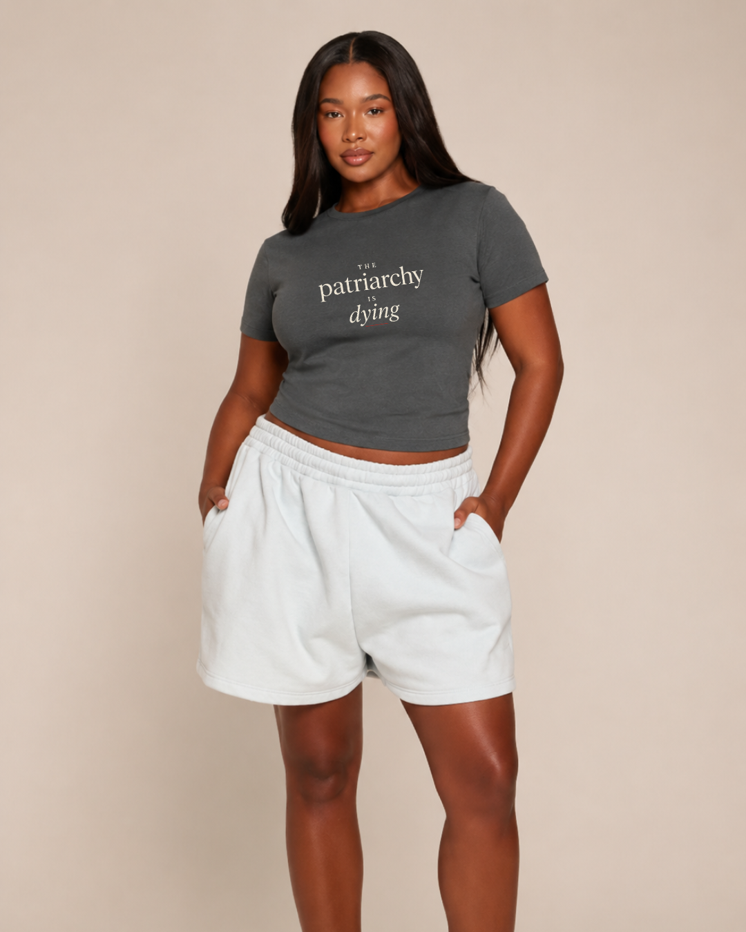 The Patriarchy Is Dying Premium Cropped Top