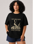 Hot Girls Hate Data Centers Mid-Length Tee