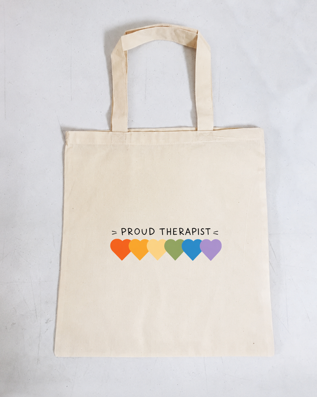 Proud Therapist 100% Cotton Tote Bag