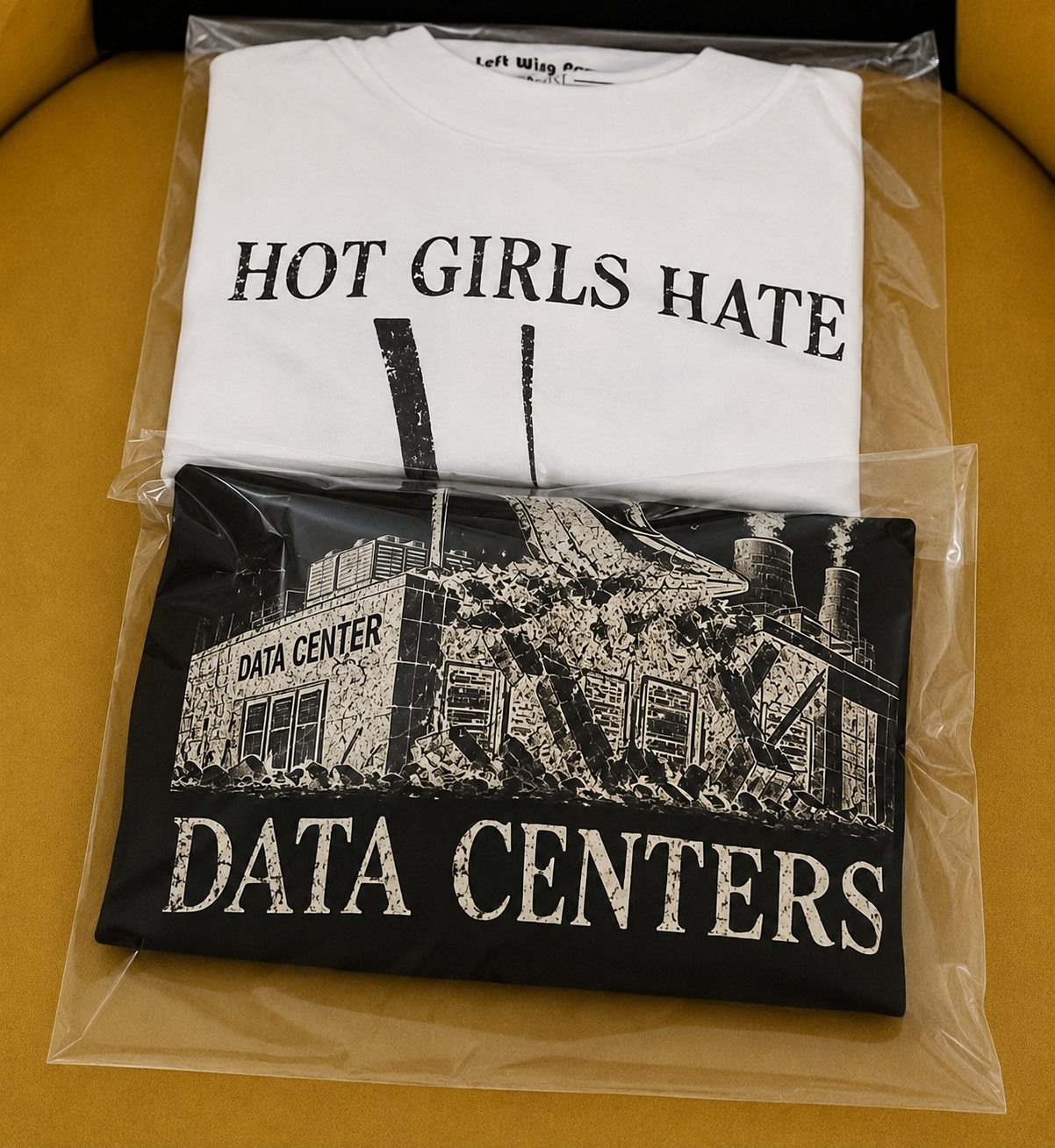 Hot Girls Hate Data Centers Mid-Length Tee