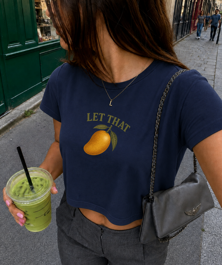 Let That Mango (🥭) Crop Top
