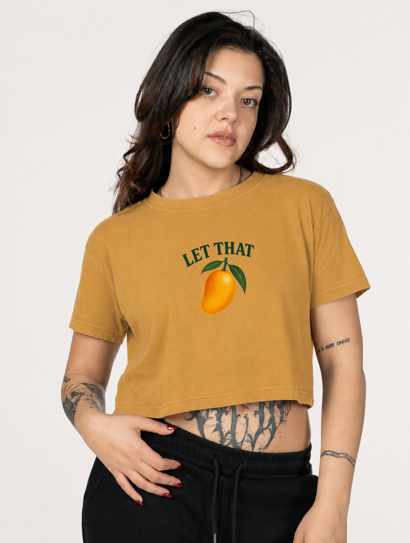 Let That Mango (🥭) Crop Top