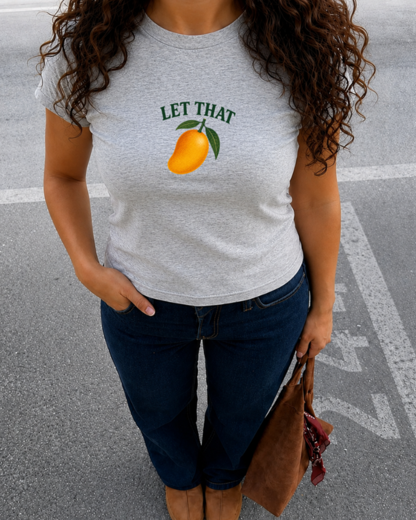 Let That Mango (🥭) Crop Top