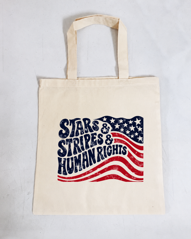 Stars & Stripes 100% Cotton Tote Bag